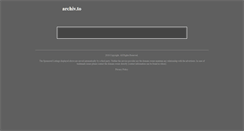 Desktop Screenshot of dev.archiv.to
